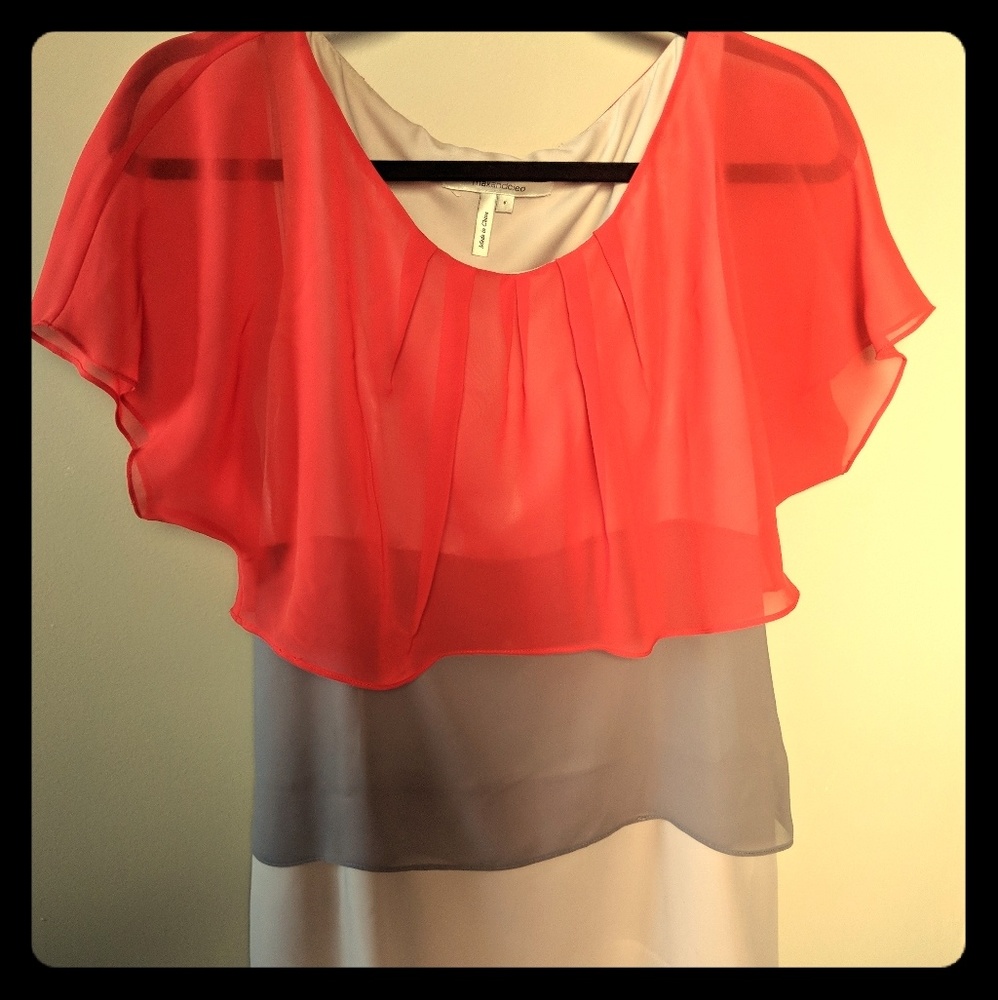 chiffon layered dress